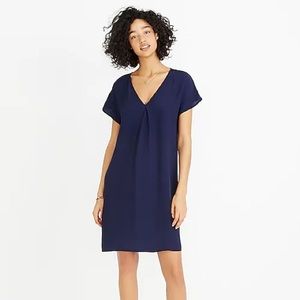 Madewell Navy Blue Moment Shift Dress Size Medium